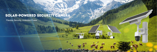 Solar-powered security camera