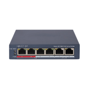 Switch poe 4 cổng hikvision DS-3E1106P-EI/M