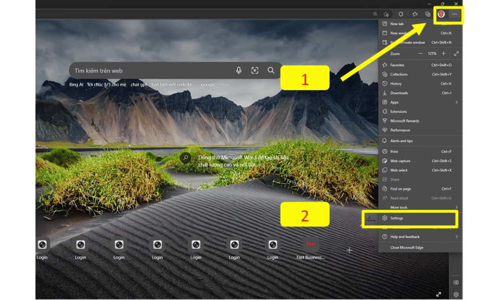 Hướng dẫn chạy chế độ ie trên trình duyệt microsoft edge